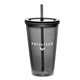 17 oz Cup w / Straw Double Wall Tumbler