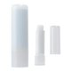 aerial view a frost clear lip balm in color tube, image 1 of 3