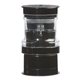 aerial view a black universal travel adapter, image 1 of 3