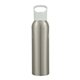 aerial view a silver 20 oz aluminum sports bottle, image 1 of 2