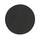 aerial view a black bonded leather coaster, image 1 of 4