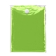 aerial view a green disposable poncho, image 1 of 3