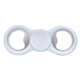 aerial view a white fun spinner bottle opener, image 1 of 2