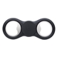 aerial view a black fun spinner bottle opener, image 1 of 2