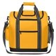 aerial view a yellow flip flap cooler bag, image 1 of 2
