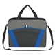 aerial view a royal blue casual friday messenger brief, image 1 of 2