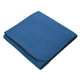 aerial view a royal blue fleece stadium blanket, image 1 of 4