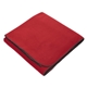 aerial view a red fleece stadium blanket, image 1 of 4