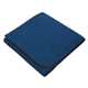 aerial view a dark blue fleece stadium blanket, image 1 of 4