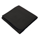 aerial view a black fleece stadium blanket, image 1 of 5