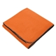 aerial view a orange fleece stadium blanket, image 1 of 4