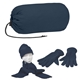 aerial view a navy keep warm buddy set, image 1 of 2