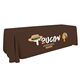 aerial view a brown-pms 476 6 economy table throw, image 1 of 2