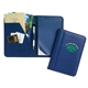 a navy jr. conference leatherette padholder