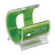 aerial view a lime green clam cell phone holder, image 1 of 4