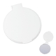 aerial view a solid white custom compact mirror, image 1 of 3