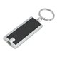 aerial view a trans black akari traditional slim keyholder keylight with bright white led light, image 1 of 2