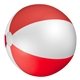 aerial view a white/red 20 beach ball, image 1 of 2