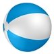 aerial view a white/blue 20 beach ball, image 1 of 2