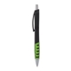 a black body & black clip & lime grip apex mix or match ballpoint pen