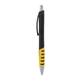 a black body & black clip & yellow grip apex mix or match ballpoint pen