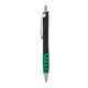 a black body & chrome clip & green grip apex mix or match ballpoint pen