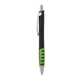 a black body & chrome clip & lime grip apex mix or match ballpoint pen