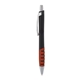 a black body & chrome clip & orange grip apex mix or match ballpoint pen