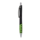 a black body & charcoal clip & lime grip apex mix or match ballpoint pen