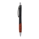 a black body & charcoal clip & orange grip apex mix or match ballpoint pen