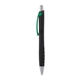 a black body & green clip & black grip apex mix or match ballpoint pen