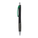 a black body & green clip & charcoal grip apex mix or match ballpoint pen