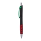 a black body & green clip & red grip apex mix or match ballpoint pen
