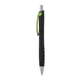 a black body & lime clip & black grip apex mix or match ballpoint pen
