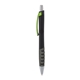 a black body & lime clip & charcoal grip apex mix or match ballpoint pen