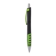 a black body & lime clip & lime grip apex mix or match ballpoint pen