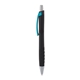 a black body & light blue clip & black grip apex mix or match ballpoint pen