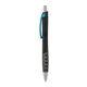 a black body & light blue clip & charcoal grip apex mix or match ballpoint pen