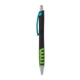 a black body & light blue clip & lime grip apex mix or match ballpoint pen