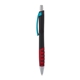 a black body & light blue clip & red grip apex mix or match ballpoint pen