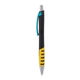 a black body & light blue clip & yellow grip apex mix or match ballpoint pen