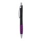 a black body & silver clip & purple grip apex mix or match ballpoint pen