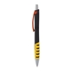 a black body & orange clip & yellow grip apex mix or match ballpoint pen