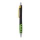 a black body & yellow clip & lime grip apex mix or match ballpoint pen