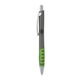 a charcoal body & chrome clip & lime grip apex mix or match ballpoint pen
