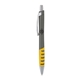 a charcoal body & chrome clip & yellow grip apex mix or match ballpoint pen