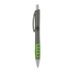 a charcoal body & charcoal clip & lime grip apex mix or match ballpoint pen