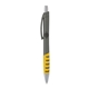 a charcoal body & charcoal clip & yellow grip apex mix or match ballpoint pen