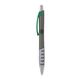 a charcoal body & green clip & silver grip apex mix or match ballpoint pen