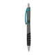 a charcoal body & light blue clip & black grip apex mix or match ballpoint pen